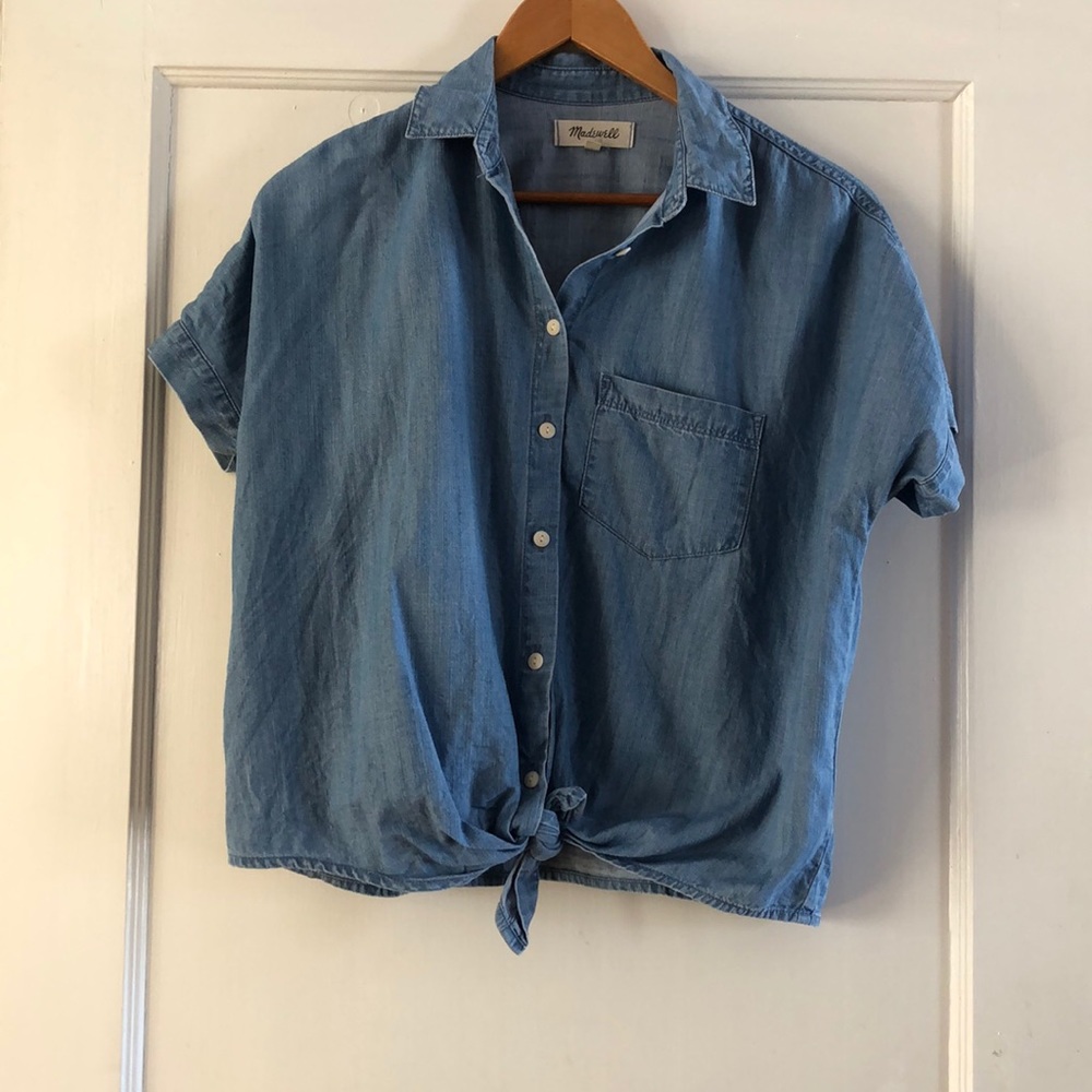 Madewell jean blouse